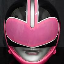 (美品)未来戦隊レンジャー　タイムレッド　1\1コスプレマスク　アトラクプロップ 美品)未来戦隊レンジャー タイムレッド 1コスプレマスク