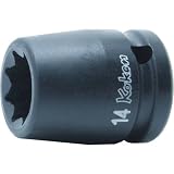 山下工業研究所(Ko-ken) インパクトソケット 2重4角 14415M-27 差込角:12.7×27×全長:46mm