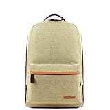 Abshoo Classic Vintage College Laptop School Backpack (Khaki) [並行輸入品]
