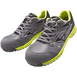 (ミズノ)MIZUNO プロテクティブスニーカー ALMIGHTY(オールマイティ) LS 紐タイプ C1GA1700 (05)グレー×ブラック×グリーン 27.0cm