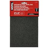 Task Tools T22593 6-Inch by 9-Inch Synthetic Steel Wool Pad, Fine, Grey, 2-Pack [並行輸入品]