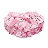 【SEBLES】ベビー 赤ちゃん 女の子 可愛い アンダースコート ショートパンツ パンツ ブルマ フリフリ フリル リボン バックスタイル 見せパン コットン 綿(タイプB,110)