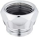 グローエ(GROHE) 水栓本体用アダプター KVK対応 JP186600  (グローエジャパン公式・ 日本規格適合品)