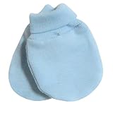 【未熟児】【低出生体重児】【早産児】【NICU】用　ベビー服：ミトン ブルー