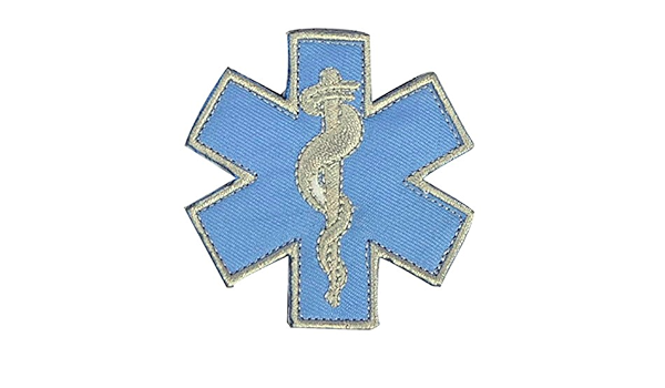 アスクレピオスの杖 パッチ ライトブルー 戦闘服 ホビー