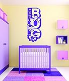 デザインwith Vinyl Rad 709 2 Cute as a Bugバタフライドラゴンフライてんとう虫昆虫ベビーガール寝室壁デカール 20 x 40" RAD 709 3 1