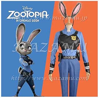 Amazon ズートピア Zootopia 映画 ジュディ ホップス コスプレ衣装 コスチューム ハロウィン クリスマス Cosplay 女性xl コスプレ 仮装 通販