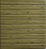 10ピース3dヴィンテージ木製パネルパターン壁ステッカー自己粘着peel-stick壁紙用ホーム装飾、27 " x 30 "