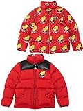 (ヒステリックミニ) Hysteric Mini ROLLING MINI エンボス加工 リバーシブルブルゾン 140cm レッド