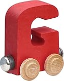 【米国正規商品・並行輸入】ネームトレイン 木製おもちゃ NameTrain Bright Finish Letter Cars - G