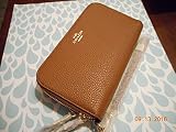 COACH 財布 DOUBLE ACCORDION ZIP WALLET IN PEBBLE LEATHER [並行輸入品]
