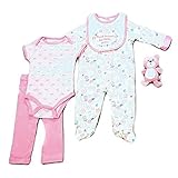 Baby Girl Cutie Pie Thank Heaven Sleep Set of 5 ( 0 – 3 M )