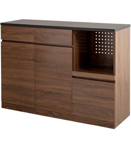 美品☆大川家具 キッチンカウンター COLK (コルク) 120cm幅 キッチン