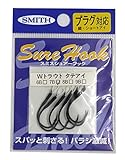 スミス(SMITH LTD) シュアーフック タテアイ W トラウト #7 ブラック