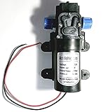 PEGAZOU(ペガ蔵) DC 12V-60W 電磁 ウォーター ポンプ 汎用 小型 ダイヤフラム 式 散水 洗車 アウトドア (12V-60W)