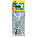 朝日電器 ELPA シャンデリアＥ２６４０Ｗ G-61NH(C)