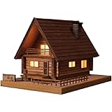 ウッディジョー(Woody JOE) 灯2 ログハウス 森の家 木製模型