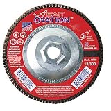 SAIT 78111 Ovation Flap Disc, 4-1/2-Inch by 5/8-11-Inch, 120 Grit, 10-Pack [並行輸入品]