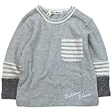 《春秋対応》 BateauBleue(バトーブルー) 天竺ポケット長袖Tシャツ 110cm/Mg NO.AH-1761406