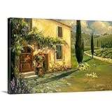 Allayn Stevensプレミアムシックラップキャンバス壁アート印刷題名Tuscan Spring 48" x 32" 2485746_24_48x32_none