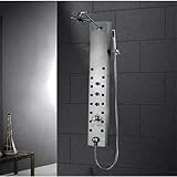 アリエルaed-9054b 48 " H x 9 " Wシャワーパネルwith Rainシャワーヘッド、ハンドシャワー、an、