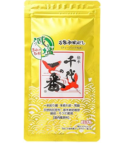 Amazon.co.jp: 和風だし 千代の一番 50包入× 4パック ゴールド お徳用