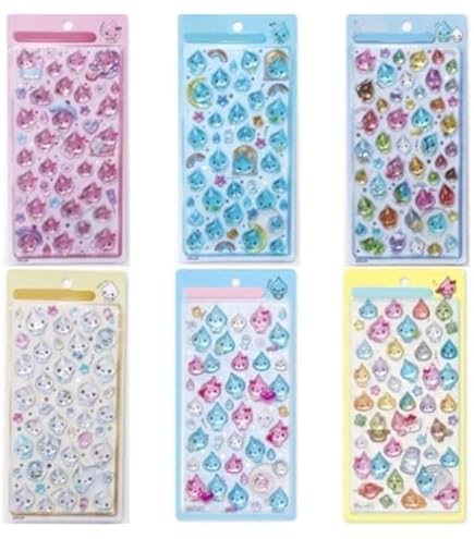 Amazon | [Farstyle] 6枚セット シール ぷくぷく レリーフシールセット