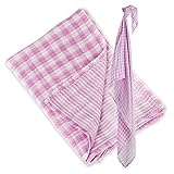 Lulujo Reversable Swaddling Blanket (Passion Pink) by lulujo