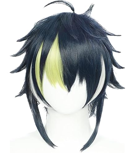 Amazon.co.jp: ツイステ風 [夜空のシフォン] カリム コスプレウィッグ