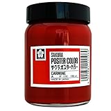 サクラクレパス 絵の具 ポスターカラー 130ml 赤 PW130ML#19