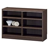 白井産業 【SHIRAI】 タナリオ オープンラック ダークブラウン TNL-6087DK