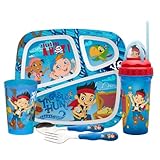 Zak Designs 5-Piece Jake and The Neverland Pirates Mealtime Serveware Set by Zak Designs