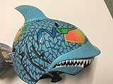 Shark Maxx Blu Children's Helmet with Rubber Top Fin [並行輸入品]