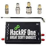 Nooelec HackRF One ソフトウェア定義無線機 ANT500 & SMAアダプターバンドル HF、VHF & UHF用 1MHz-6GHz周波数範囲&20MHz帯域幅のSDR ANT-500 SMAアダプター4個付き