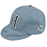 ベビー キッズ キャップ 46-50cm UVカット 紫外線対策 ベビー,H（ライトブルー）