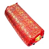 長方形の刺繍虎の幼児手作りの赤ん坊の幼児のそばの枕赤