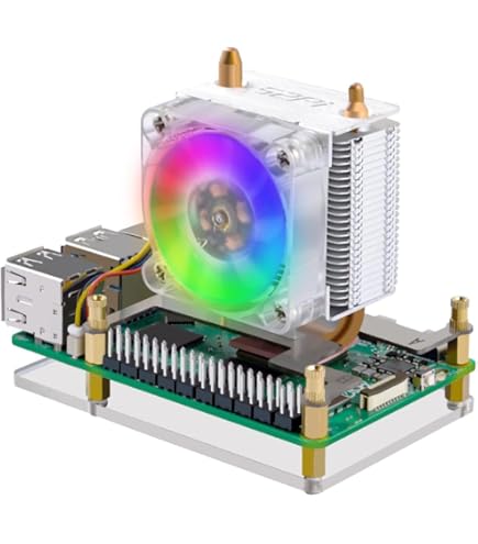 Amazon.co.jp: ElectroCookie Raspberry Pi 5 アクティブクーラー、CPU