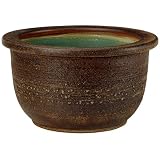 信楽焼　信楽BEST SELECTION　水鉢　窯肌　15号　全高25cm×直径45cm