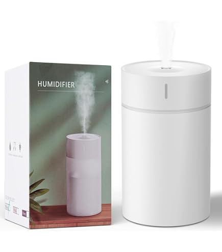 Amazon | Mini Shake Head Humidifier with Colorful Lights Smart 2