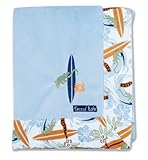 Trend Lab Surf's Up Framed Receiving Blanket, Blue by Trend Lab [並行輸入品]