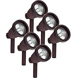 (6 Pack) Paradise Low Voltage Aluminum 20W Halogen Spotlight (Bronze) [並行輸入品]