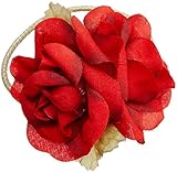 ビジュー&ビー フラワーヘアゴム フリー レッド BBT11-H06-RD