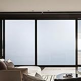 Sannysis防水つや消しプライバシーベッドルームバスルームウィンドウガラスフィルムステッカー17.739.4インチ 17.7*39.4 inch クリア