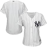ニューヨーク・ヤンキースMLBレディースクールベースホームジャージー( Plus 2 x )