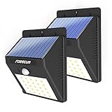 改良版 25LED ソーラーライト センサーライト 両面テープ付き 3つモード 人感センサー IP65防水 屋外太陽発電 玄関 アウトドア 2個