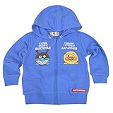 アンパンマン ZIPパーカー 2wayタイプ 男の子 ANPANMAN 春物 fo-oa7996 90cm ブルー