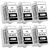 BC-310/BC-345/BC-365共通(BK ブラック)【6本セット】キャノン用 詰め替えインク 大容量 補充用 対応機種：MP493/MP490/MP480/MP280/MP270/MX420/MX350/iP2700/TS3130S/TS3130/TS203/TR4530/TS3330/TS3530