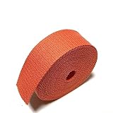 ECOKIJI(エコキジ)薄手 カバンテープ 厚み約1.4mm 綿ぽいポリエステル(幅38mm(長さ5m)コーラル(KTS38CP5)