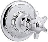 Kohler T72771-3M-CP Artifacts Volume valve trim with prong handle, Less Valve, Polished Chrome [並行輸入