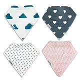 Baby Bandana Drool Bibs for Drooling and Teething Gift Set For Girls Sawyer Set by Lenny Lemons by L